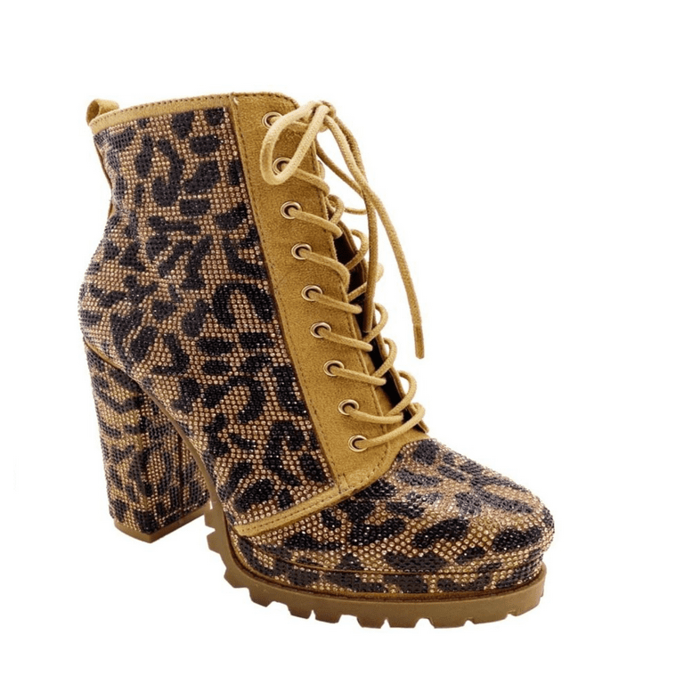 Walmart sale leopard booties