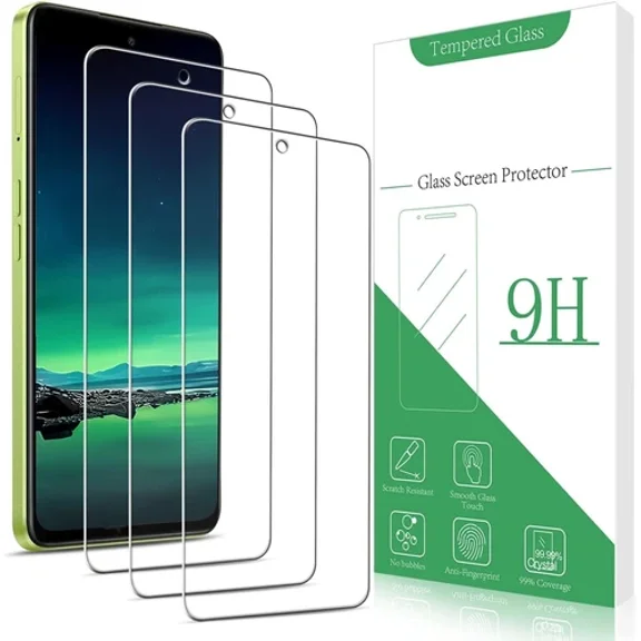 VIVIAN- 3 Pack Tempered Glass For Oneplus Nord N30 5G Screen And Camera Lens Protector