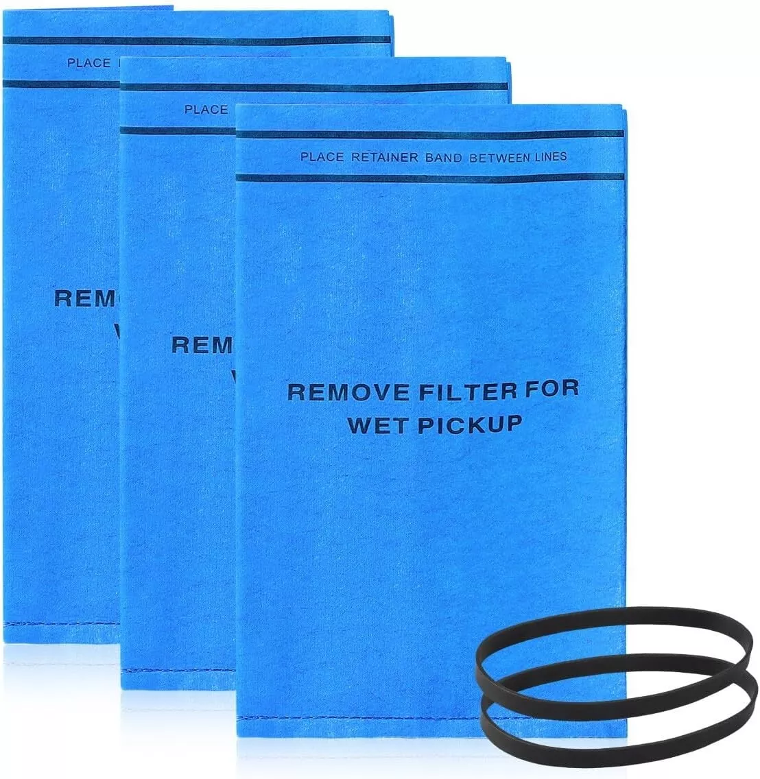 VIVIAN- 3 Wet Dry Filter Bags For 2 - 2.5 Gallon Shop Vac Vacuum Stinger Craftsman Husky