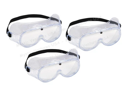 VIVIAN- 3Pk Shatter Proof Impact Resistant Goggles Eye Protection Ppe ...