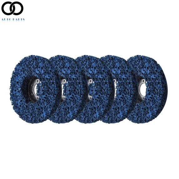 5X 100mm Poly Strip Disc Wheel Paint Rust Removal Clean For Angle Grinder Tool | Australia