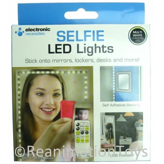 VIVIAN- Electronic Necessities Selfie Led Light Strip W/Remote Control New In Box