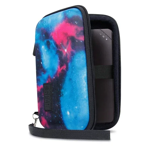 VIVIAN- Hard Shell Carrying Case With Wrist Strap For Portable Wi-Fi Mobile Hotspots