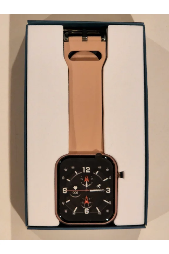 - Jpgif Smart Watch Waterproof Bluetooth Fitness Heart Rate Monitor - Pink