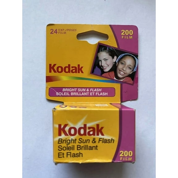 VIVIAN- Kodak 200 Film Bright Sun & Flash 24 Exp Film 35Mm Iso 200/24 Expire 10/2007 New