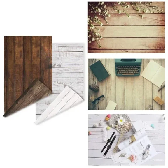 VIVIAN- Laminated Papers, Instant Style Photography Backdrops-2 Pack 4 Pattern