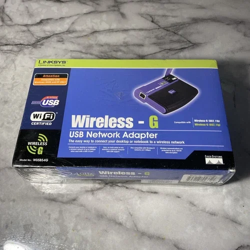 VIVIAN- Linksys Wusb54G Wireless-G Usb Network Adapter