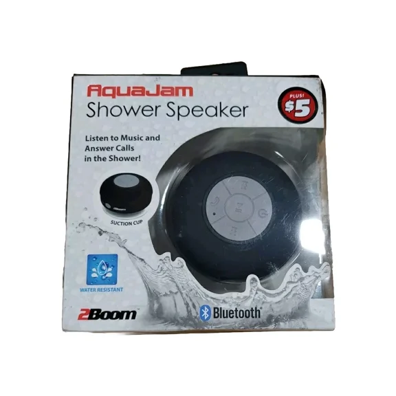 VIVIAN- One - 2 Boom Aquajam Bluetooth Shower Speaker, Listen To Music And Answer Calls