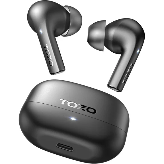 VIVIAN- Tozo E2 Wireless Earbuds Bluetooth 5.3 In-Ear Headphone Call Noise Cancellation