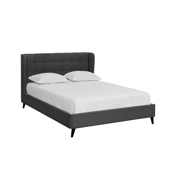 VIVIANA BED - QUEEN - DARK GREY