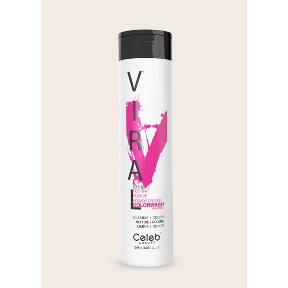 Celeb Luxury Viral Hot Pink Colorwash