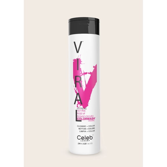 Celeb Luxury Hot Pink Colorwash Professional Hair Coloring Tool Kit