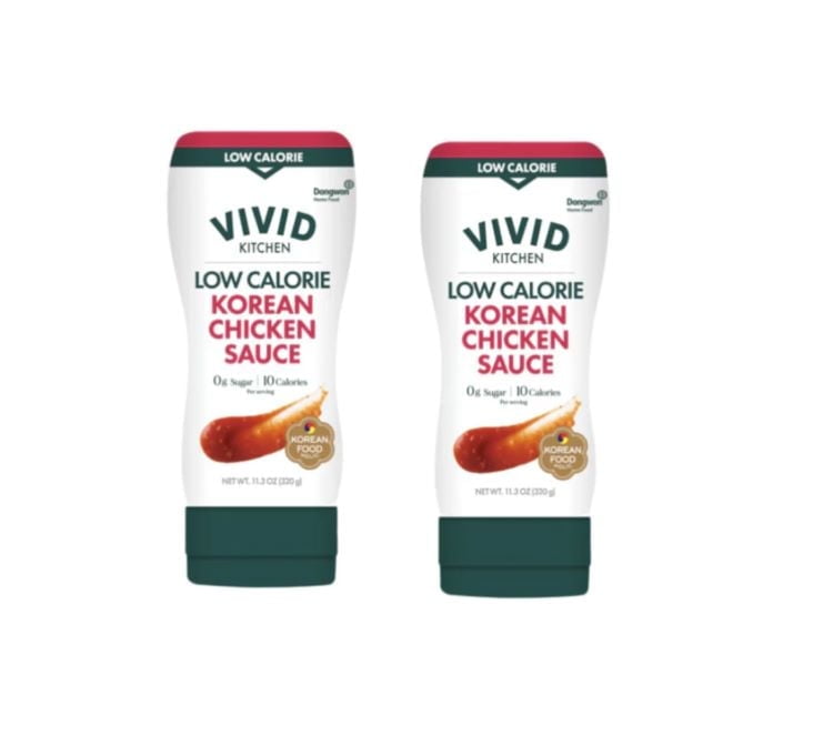 VIVID KITCHEN Low-Calorie Korean Chicken Sauce 2 Pack | No Preservatives | Versatile, Easy-to-Squeeze