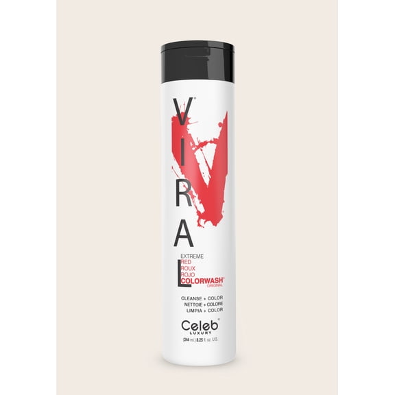 CELEB Vivid Red Semi-Permanent Color Depositing Shampoo