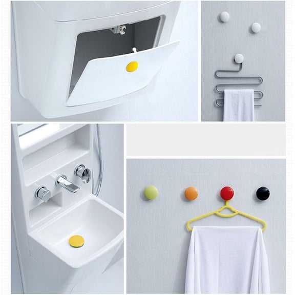 VIVIDCRAFT 1PC Replacement Brass Basin Sink Waste Up Plug Click Clack Push Button 68mm For Bathroom Drain Sink Sewer Accessories Covor