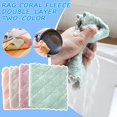thumbnail image 1 of VIVIDCRAFT 1x Rag Washcloth Kitchen Utensils Kitchen Double Sided Absorbent Dish Cloth, 1 of 7