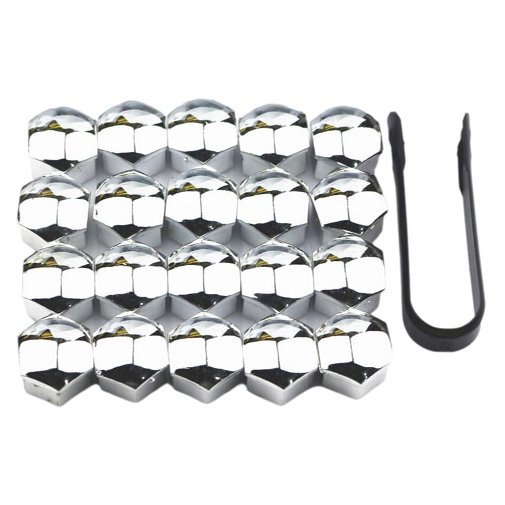 Lot De 4 Cache-écrous Pour Jantes Peugeot - Décoration Pour 307, 206, 308, 408, 508