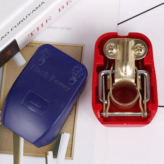 VIVIDCRAFT 2pcs Universal Car Battery Quick Pull Connector Switch Battery Clip Battery Head Terminal Removable Battery Clip
