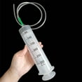 thumbnail image 1 of VIVIDCRAFT 300ml Thick Mouth + 1 Meter Tube Syringe Plus Ink Needle Tube Glue Dispenser With Catheter Oil Pumping Plastic Syringe 60/100/150/200/500ml, 1 of 1