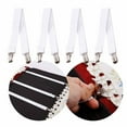 VIVIDCRAFT 4x Elastic Bed Mattress Sheet Straps Clips Grippers Fastener