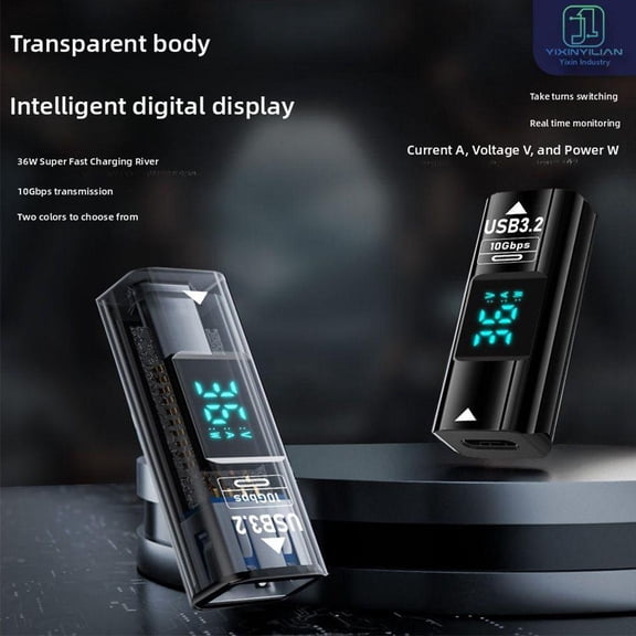 VIVIDCRAFT Black 1 Pcsusb3.1 Adapter Type-C Female To Usb Female Digital Display Support Hard Disk Box Car Keyboard Receiver Adapter