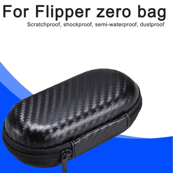 VIVIDCRAFT Black For Flipper Zero Storage Bag Portable Outdoor Protection Box Storage Box
