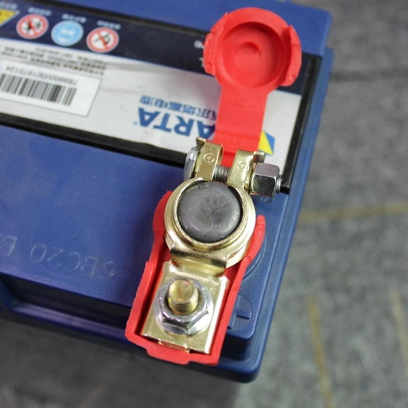 VIVIDCRAFT Black And Red One-To-One Selling Battery Clamp Clip Car Battery Pile Head Pure Copper Thickened Battery Terminal Battery Column Connector Clip