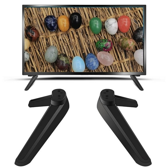 VIVIDCRAFT Black Tv Base Tv Base Tv Stand Desktop Stand Tv Stand Base Accessories Rack Universal