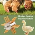 VIVIDCRAFT Chicken Plucker Drill Attachment Stainless Steel Chicken