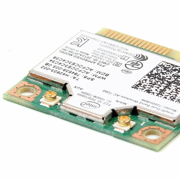 VIVIDCRAFT Green Intel 7260hmw 7260ac Laptop Wireless Network Card 876mbps 802.11ac Bluetooth 4.0