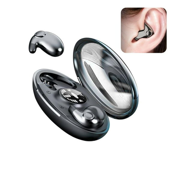 VIVIDCRAFT Invisible Sl*p Wirel* Ear*one IPX5 Waterproof Double Noise Cancel