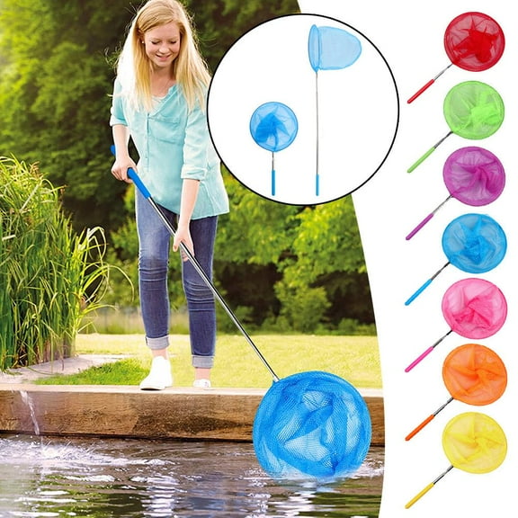 VIVIDCRAFT Kid Extendable Telescopic Fishing Net Sea Pond Bug Butterfly Catcher