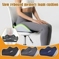 VIVIDCRAFT Memory Foam Orthopedic Seat Cushion For Posture Support