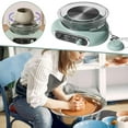 VIVIDCRAFT Mini Pottery Wheel Kit Kids Ceramic Making Kit Clay Work Art