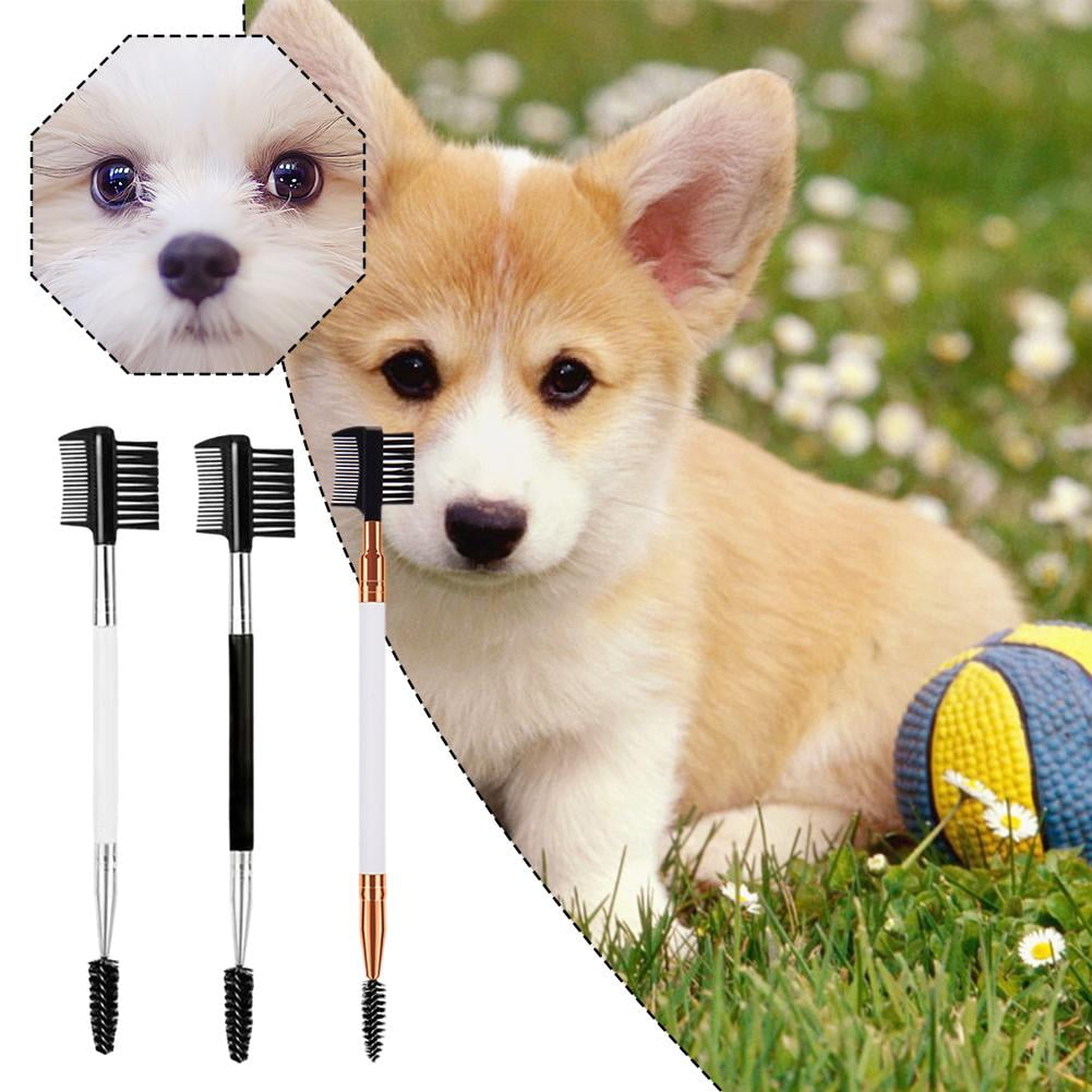VIVIDCRAFT Pet Eye Comb Brush Pet Tear Stain Remover Comb Eye Grooming