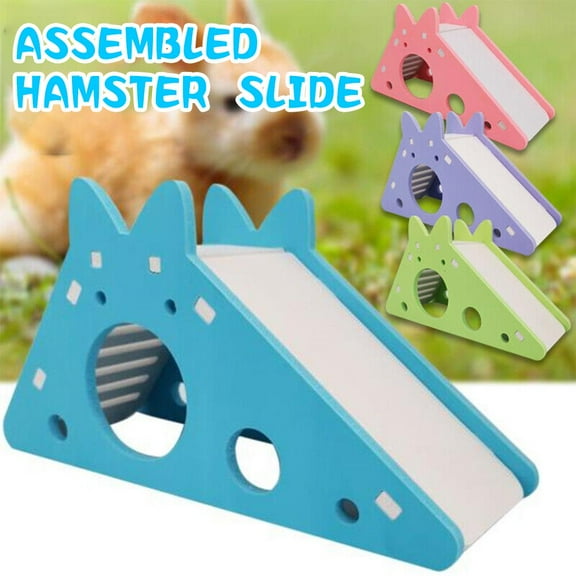 VIVIDCRAFT Pet House Villa Cage Ladder Exercise Toys For Hamster Guinea New Mouse Rat