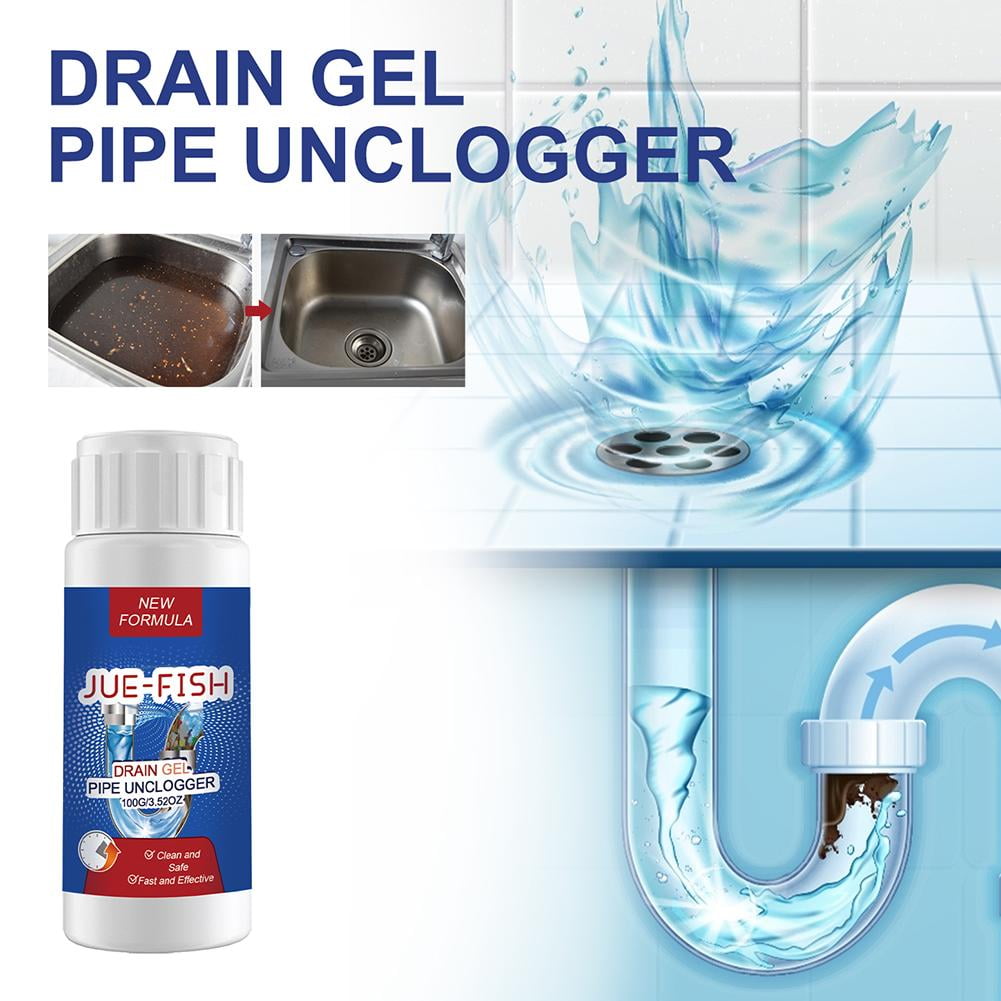 VIVIDCRAFT Powerful Pipe Dredge Deodorant Sink Drain Cleaner ...