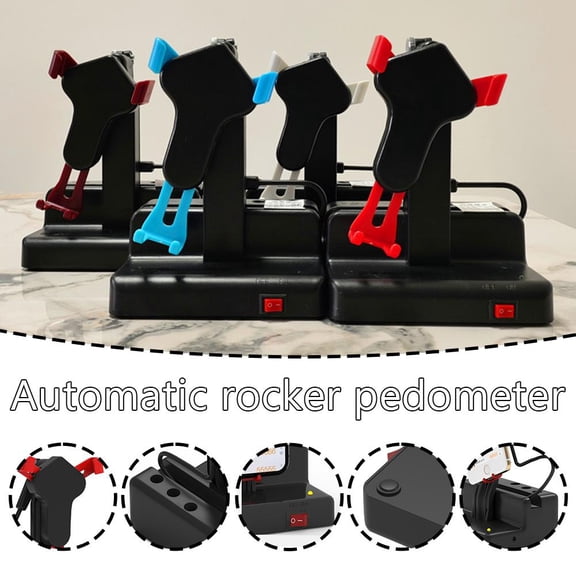 VIVIDCRAFT Red 1 Piece Creative Non-Magnetic Silent Mobile Phone Shaker Automatic Shaker Pedometer Shake Machine Brush Step Count Artifact Manufacturer Batch