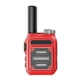 VIVIDCRAFT Red WalkieTalkie Outdoor Unit 10 Km High Power Handheld Mini Small Hotel