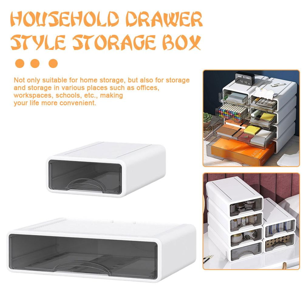 VIVIDCRAFT Stackable Storage Drawer Desk Organizer Storage Container
