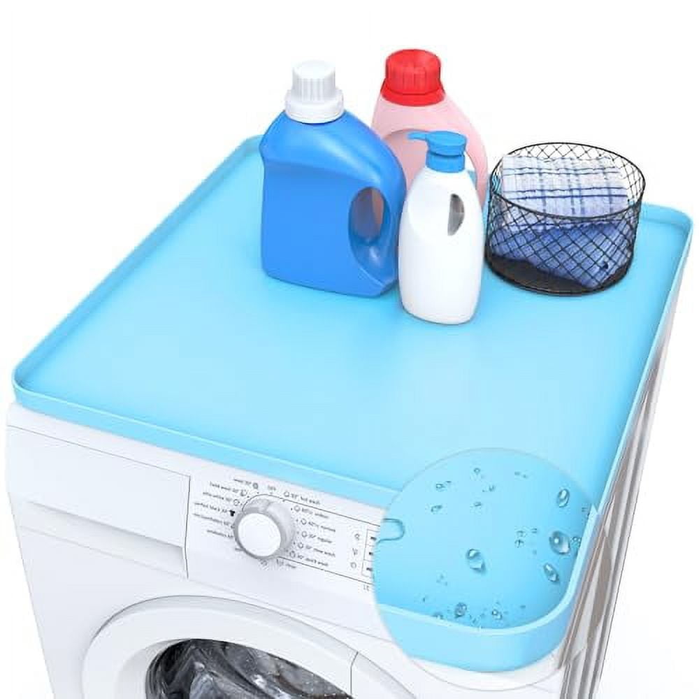VIVIDCRAFT Washer Dryer Protective Silicone Rubber Mat 23.6“ x 23.6