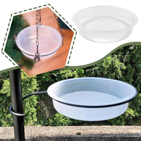VIVIDCRAFT Water Dish Tray Bath Replacement Plastic Spare for WildBird Feeding Station Hot