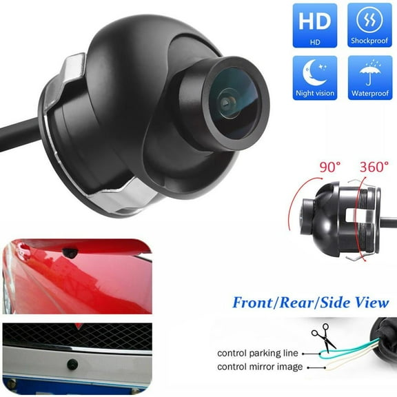 VIVIDCRAFT Without Accessories, Cross-Border 360-Degree Adjustable Car Camera, Universal Left And Right Blind Spot Reversing Camera