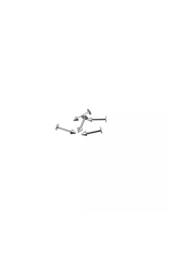 10-100pcs Body Piercing Jewellery Barbell Ring Labret Stud BCR Belly Wholesale-Labret with cone-1.2mm x 6mm-10PCS