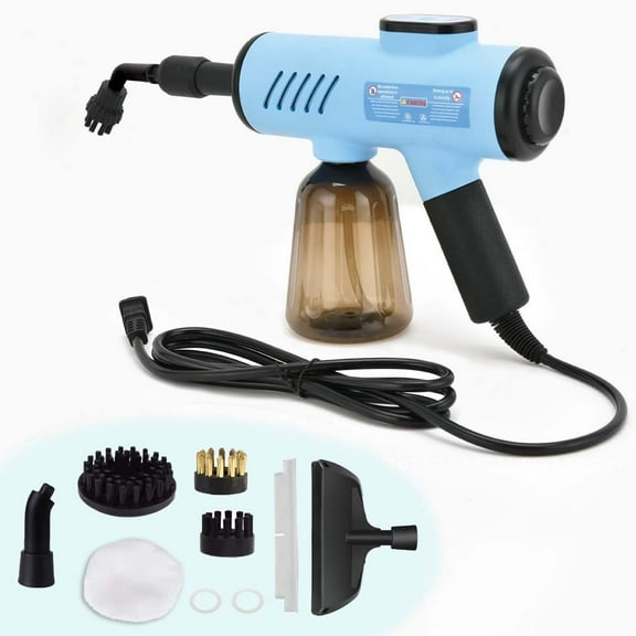 VIVIHEYDAY 1200W Handheld Steam Cleaner, 15s Heat-Up with 9 PCS Accessories 600ml Water Tank, Portable Steamer for Home, Car, Grease, Grout, Tile & Upholstery