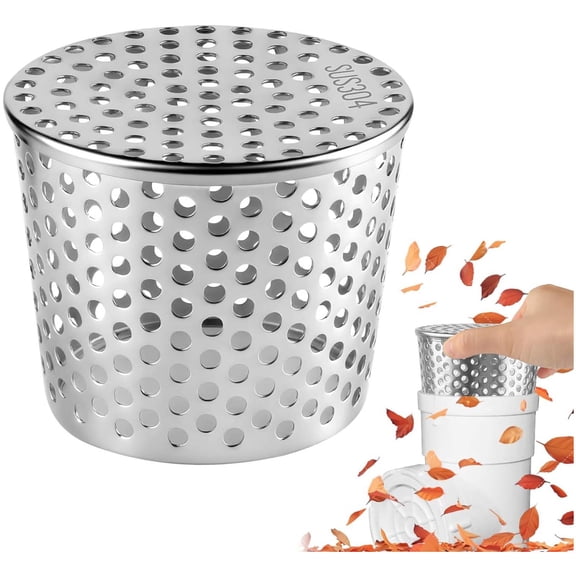 VIVIHEYDAY Down Pipe Filter Downspout Guard Roof Gutter Accessories for Stopping Blockage Leaves 50-63mm