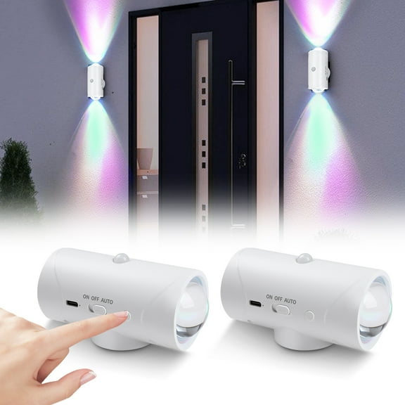 VIVIHEYDAY Motion Sensor Wall Sconces, Wireless Rechargeable Night Lights, Magnetic LED Induction Lamp