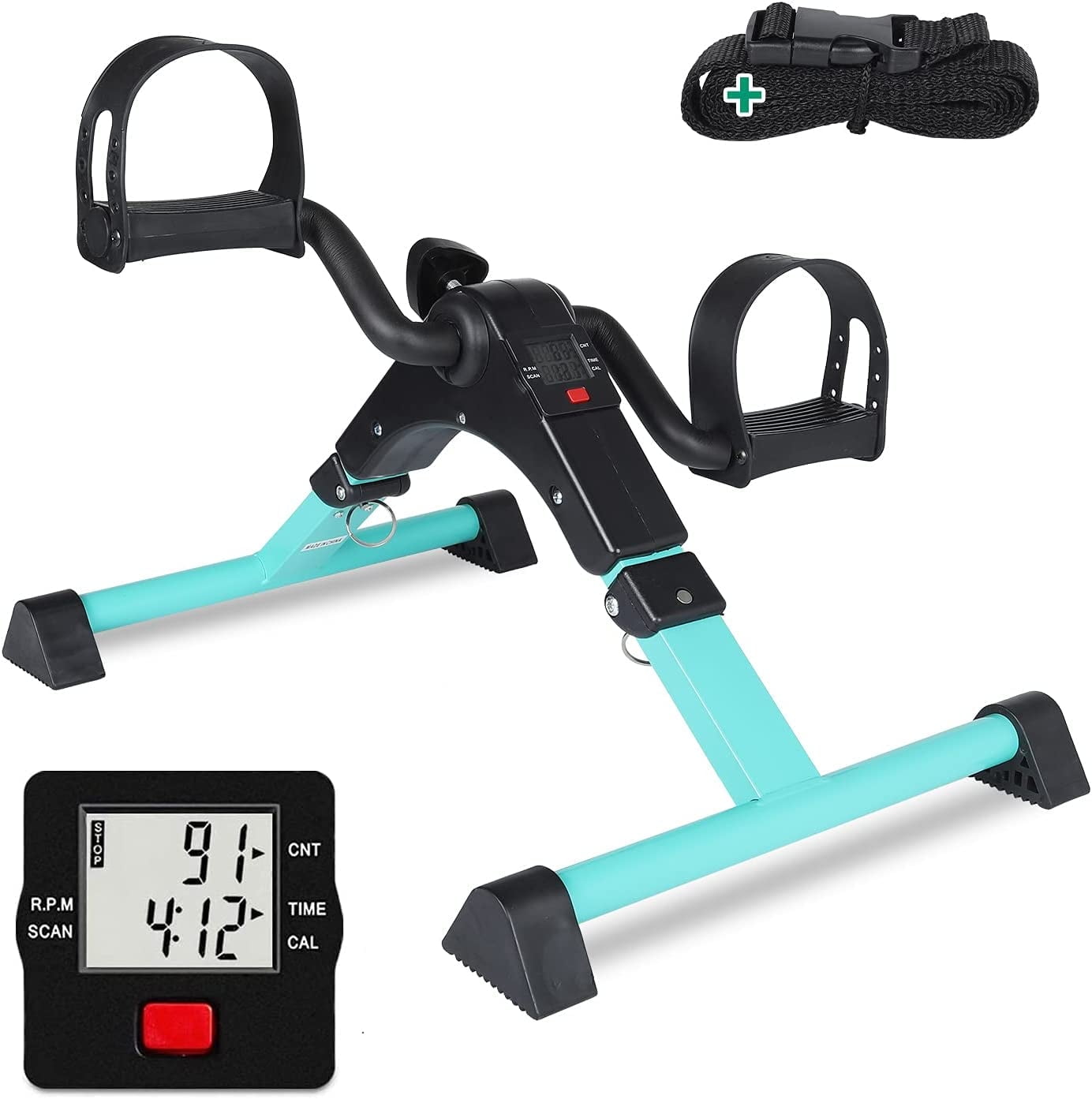 VIVIJASON Pedal Exerciser - Portable Arm/Leg Workout Equipment ...