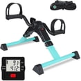 thumbnail image 1 of VIVIJASON Pedal Exerciser - Folding Portable Exercise Peddler - Under Desk Mini Exercise Bike for Arm/Leg Workout - Adjustable Fitness Rehab Equipment for Elderly Seniors with LCD Display, 1 of 7