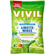 VIVIL الجير النعناع الحلوى قطرات السعال -1 كيس/120 جرام/4.23 أونصة